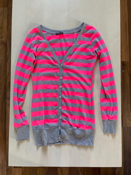 Neon růžový pruh vetřík, vel není cca xs-s, xs