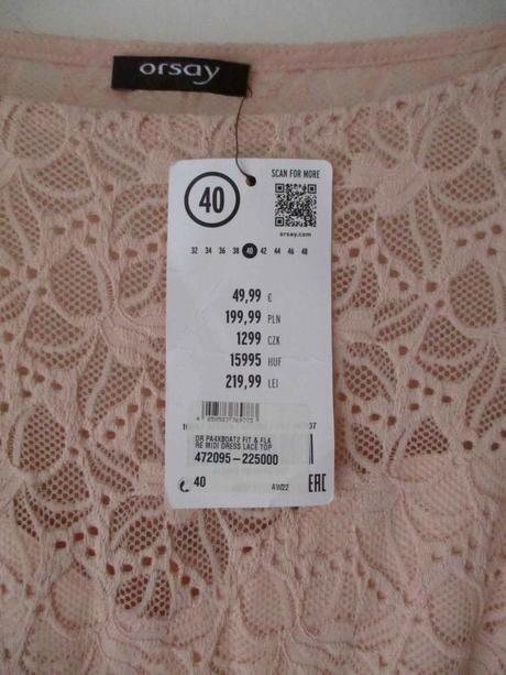 Dámské meruňkové šaty plisované orsay 40 l, orsay,40 / l