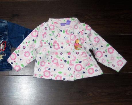 Kabátek/bunda s medvídkem pů, vel9-12m, disney,80