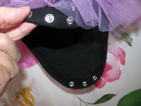 Bavlněné body se sukýnkou na karneval,