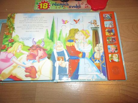 Knížka puzzle se zvuky,