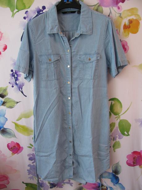 Dámské šaty z tenké letní džínoviny vero moda, vero moda,l