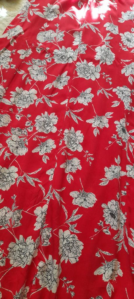 Amisu květovaná viskózová dlouhá sukně, amisu,38