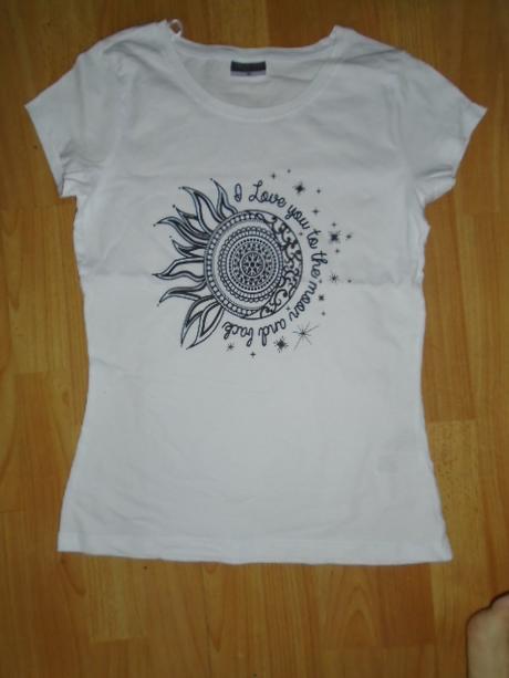 Tričko planety slunce vel xs a m, m / xs