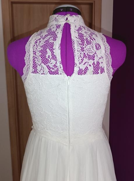 Svatební šaty s krajkou vel.32, 32