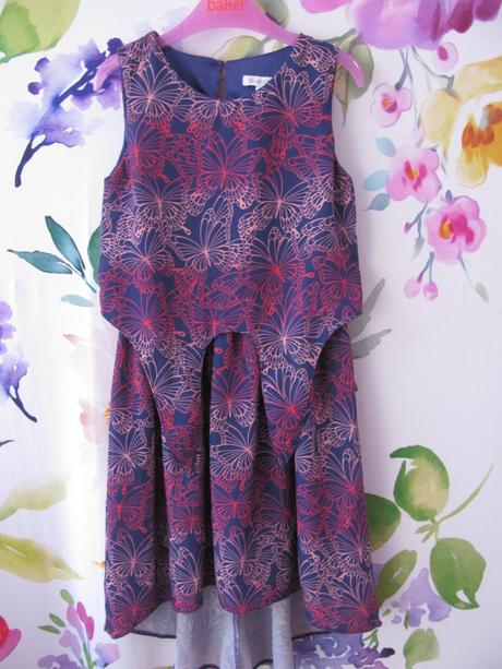 Letní dívčí šaty s motýlkama, bluezoo,122