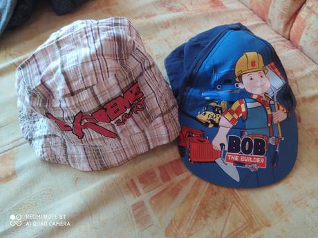 Dětský klobouček a čepice, kik,56