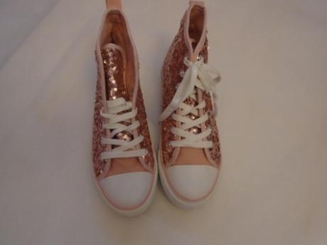 Tenisky boty vel 37 stélka 23 cm třpytky flitry, 37
