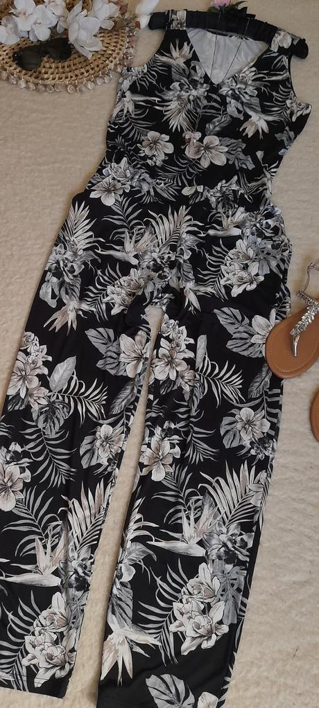 Tropický dlouhý overal s kapsami, 44