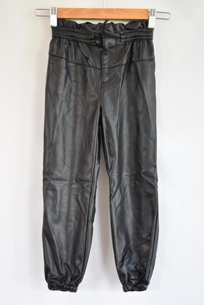 Koženkové kalhoty vel. 7 let, zara,122