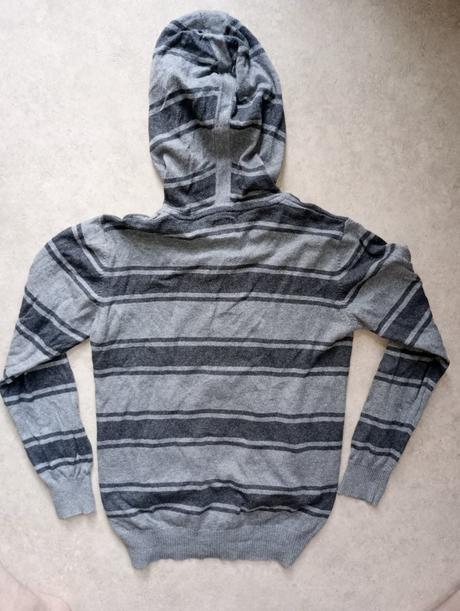 Rozepínací svetr s kapucí, vel. 146/152, cubus,146