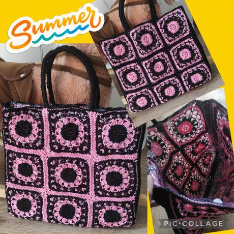 Háčkovaná kabelka, 