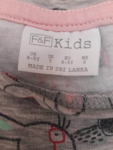 Bavlněné strečové šatičky f&f v.110, f&f,110