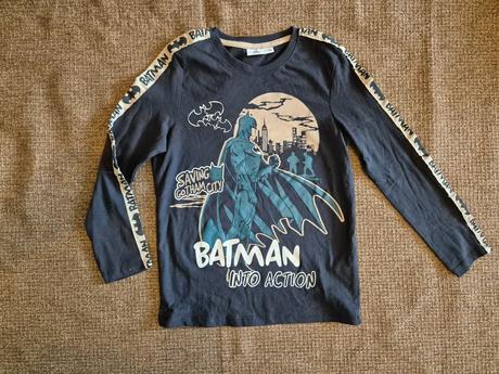 Nové tričko s dl. rukávem batman vel. 128, 128
