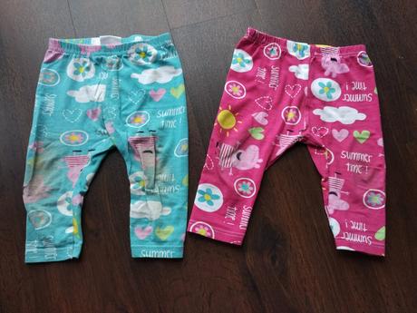 2x legíny peppa pig velikost 74, 74