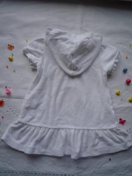 Bílé froté šatičky, old navy,68