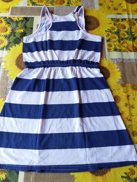Šaty letní dívčí vel.122/128, zn. l.o.g.g., l.o.g.g.,122