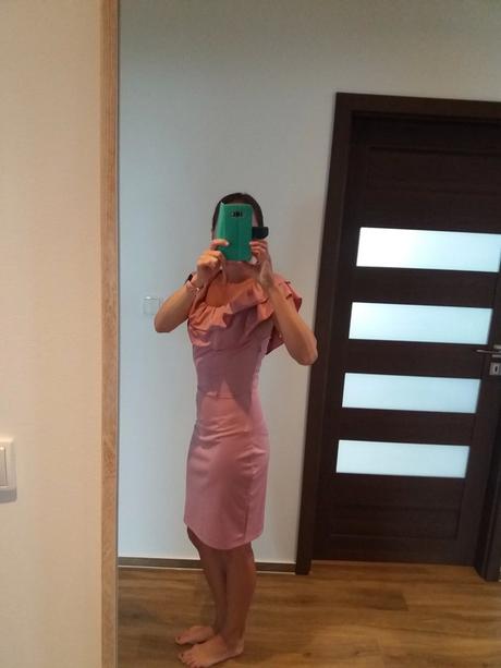 Slavnostní starorůžové šaty gate vel. s/36, gate,s