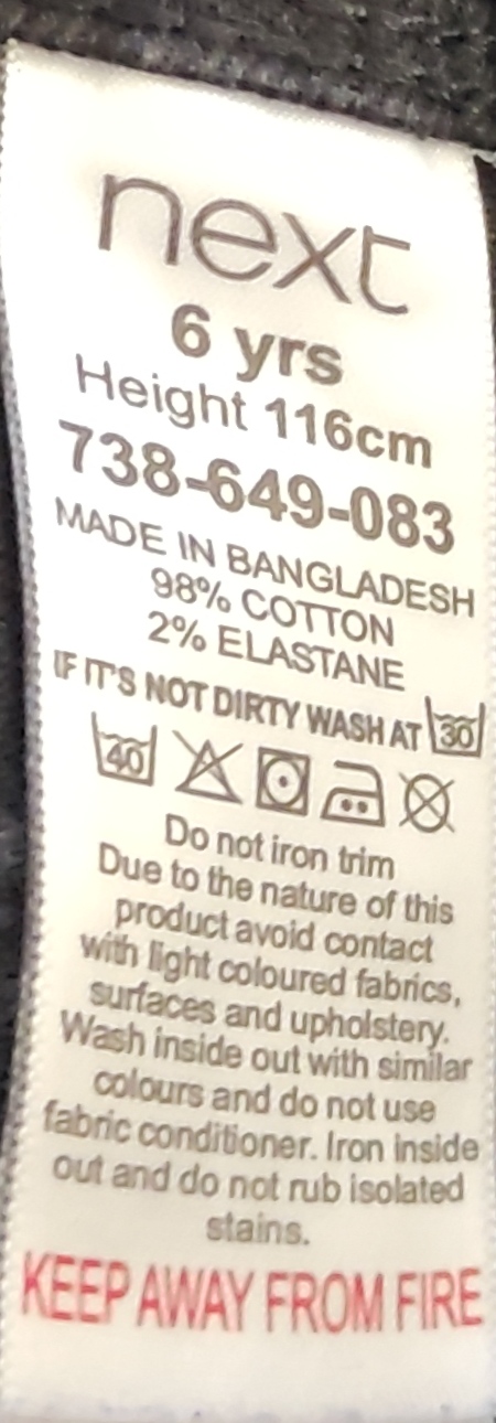 Rifle/džíny skinny next pro kluka, next,116