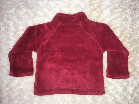 Vínově červená chlupatková mikina c&a, c&a,62