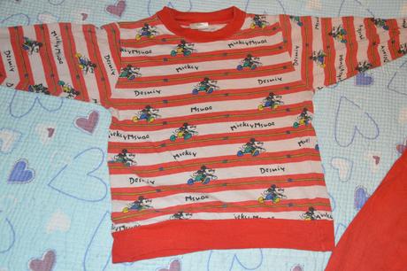 Bavlněné pyžamo pyžamko mickey mouse, 98