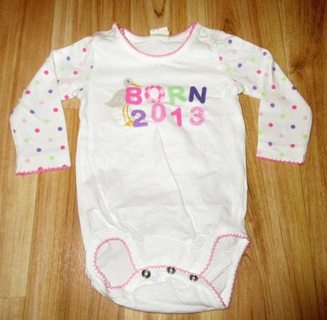 Body s dlouhým rukávem, h&m,62