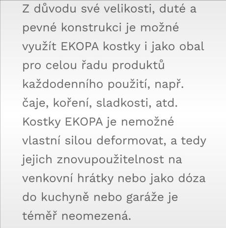 Stavebnice - kostky ekopa 35 ks, 