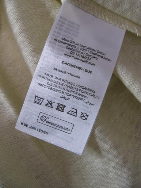 Dámské lněné ležérní tričko, marc o´polo,m