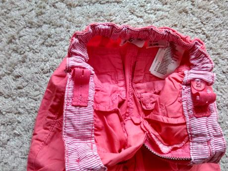 Vel.74, h&m, dětské, dívčí plátěné kalhoty, h&m,74