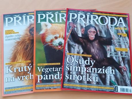 3 časopisy příroda 2014 č. 10, 11, 12, 