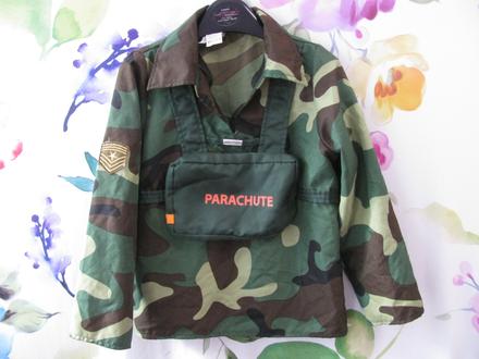 Karnevalový kostým-bunda parašutista/voják, 