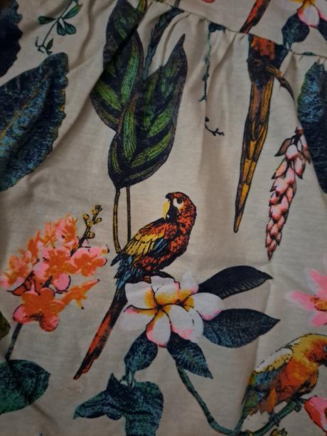 Šaty s papoušky, h&m,158