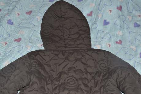 140 prošívaná zimní bunda květinová, kenvelo,140