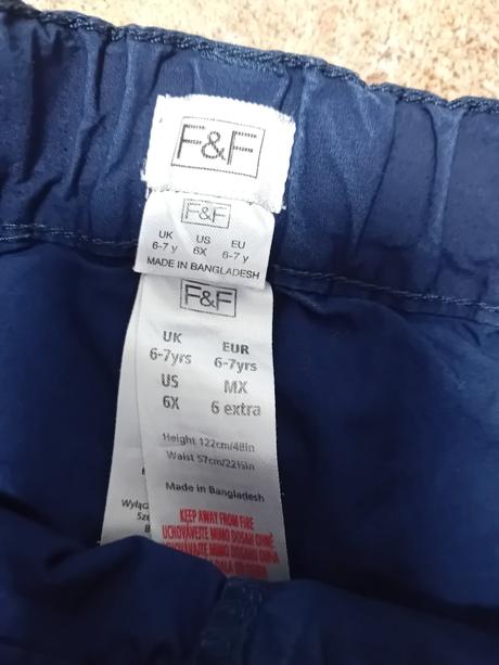 Kraťasy f&f, vel. 122 (6-7let), f&f,122