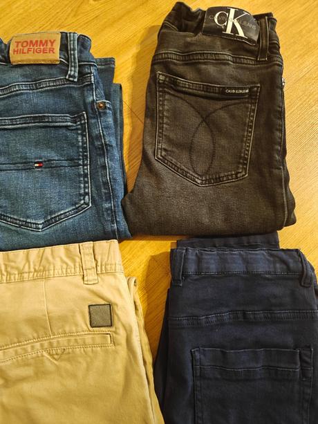 Džíny chlapecké vel. 158-164 (12-13 let), tommy hilfiger,164