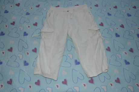 140 lněné letní 3/4 kalhoty, šortky, marks & spencer,140