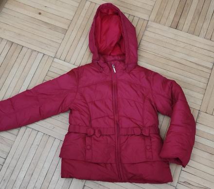 Bunda geox vel. 116 tm. červená (bordó), geox,116