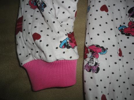 Vyteplená bundo/mikina s minnie, vel. 11-12 let, 152