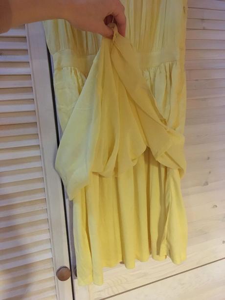 Nové žluté šaty s visačkou, vel. 38, 38