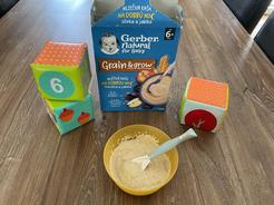 GERBER Natural mléčná kaše pšenično ovesná jablko a švestka