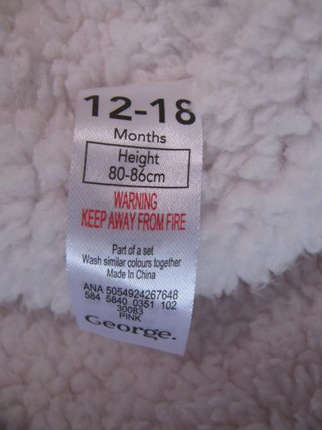 Dívčí fleecová ušanka s beránkem v.12-18 měs., george,86