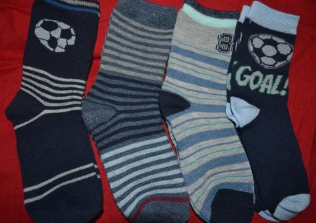 4x chlapecké  ponožky bavlněné,26-27, 26 / 27