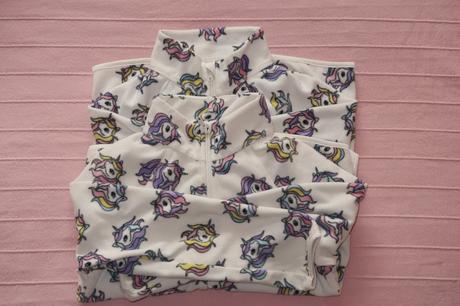 Fleecova mikina - bílá, h&m,134