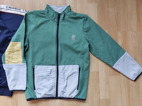 Chlapecké sportovní mikiny, top stav, 140-146, lego,140