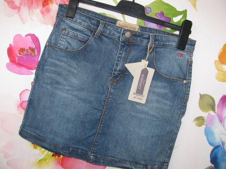 Perfektní džínová elastická minisukně, 44