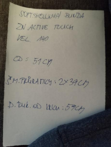 Softshellová bunda active touch,vel.140, active,140