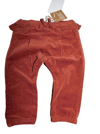 Dívčí manžestráky-kalhoty, name it,68