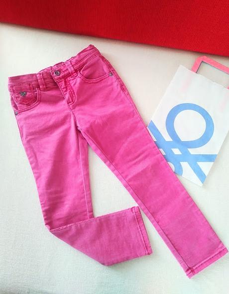 Benetton luxusní rifle kalhoty xs, 110, benetton,110