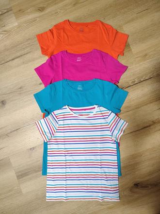 4pack dívčí bavlněné triko kr. r. next 152, next,152