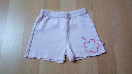 Kraťasy pro holčičky - sv. růžové, vel. 3-9 měs., new baby,68
